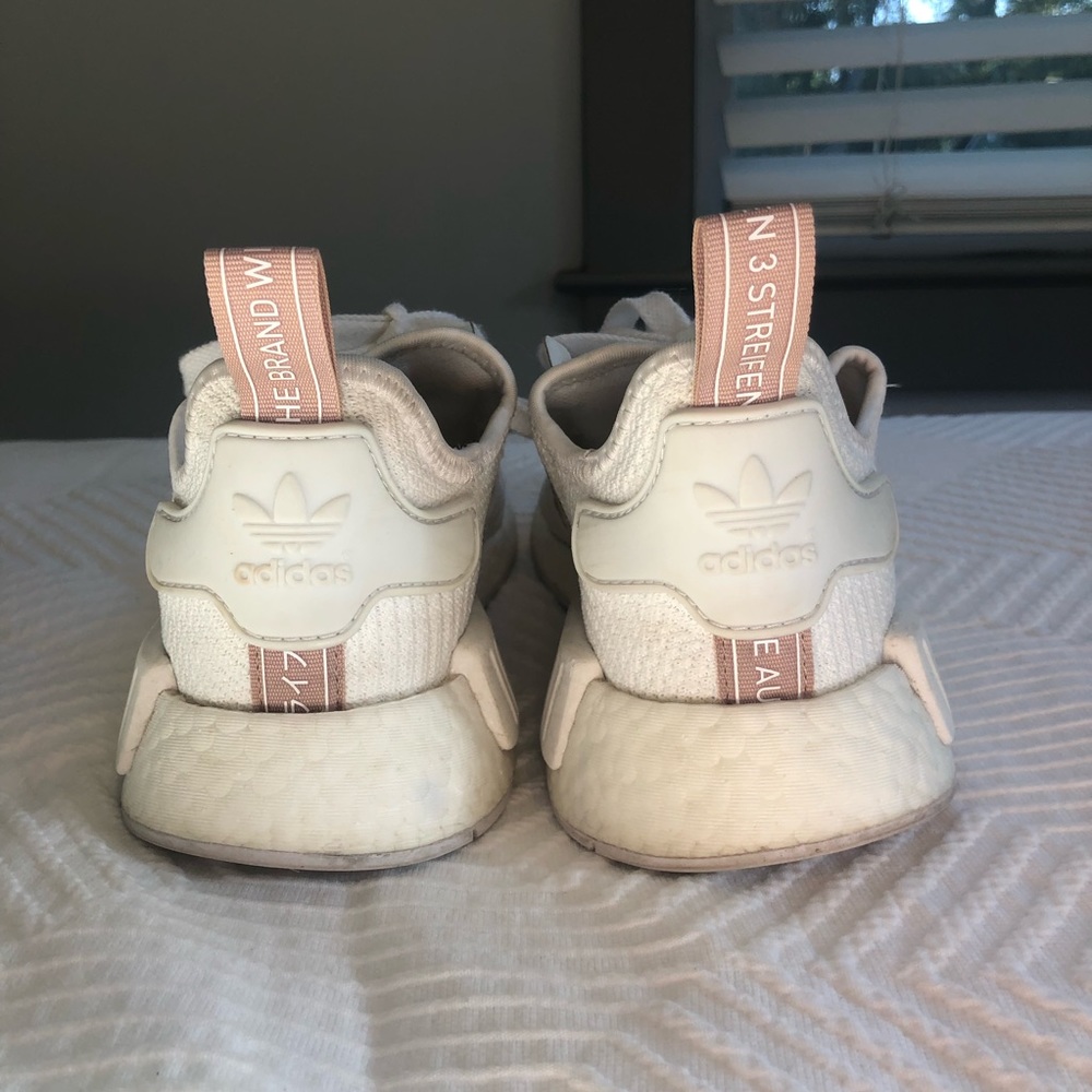 Adidas NMD - White / Gold - Size 7.5 (fits like 8)
